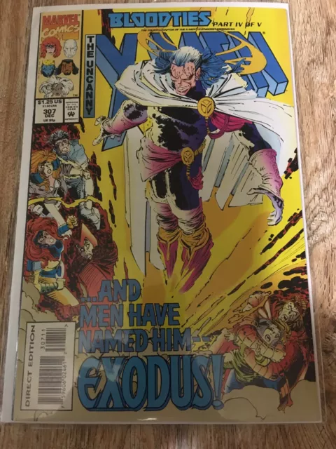 Uncanny X-Men #307 Bloodties Part 4 Of 5 Marvel Comics (1993) Vf/Nm
