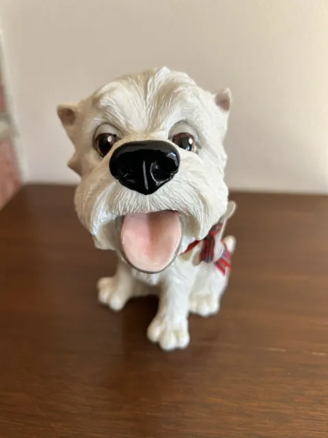 Little Paws “Fergus” Westie West Highland White Terrier Dog Figurine 4.5" High