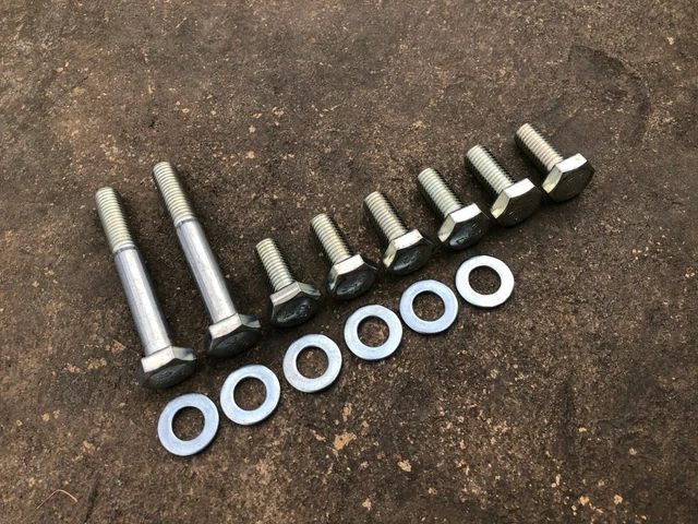 BMW E30 DIFFERENTIAL Diff Cover Plate Hardware Bolts 188mm Medium Case ...