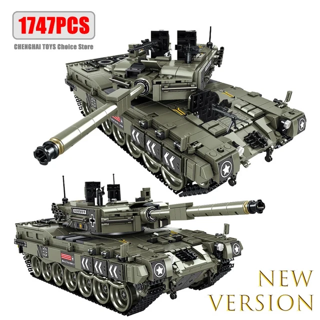 WW2 MILITARY LEOPARD 2A4 Tank Building Blocks Set EUR 94,79 - PicClick FR