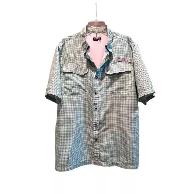 NEW MENS HABIT Vented Fishing Shirt Zip Outdoor UPF 30+ Kestrel Creek S/S M  $24.99 - PicClick