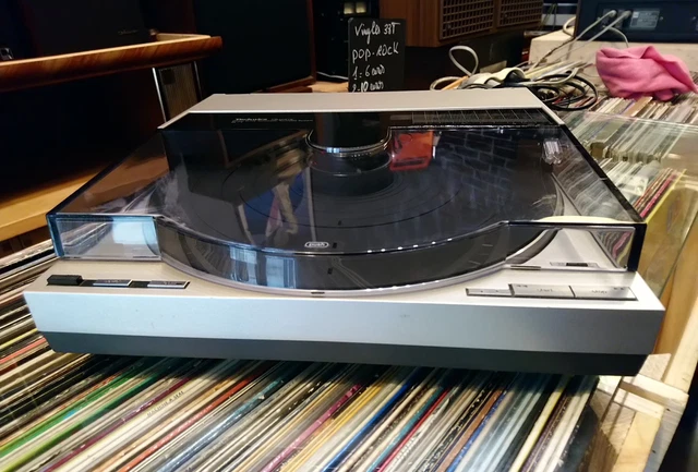 Platine Vinyle Vintage Silver SL 5050 - À Réviser - Entraînement Direct - Pièces Détachées