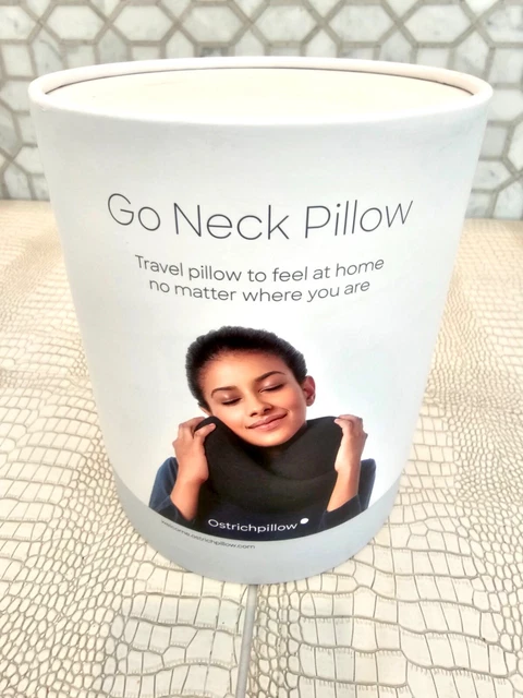 New Ostrich Pillow Go Neck Pillow One Size Travel Rest Comfort - Dark Night