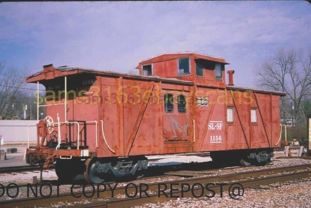Original Slide Frisco Rr (Slsf) Caboose 1156 Branson Mo 2018