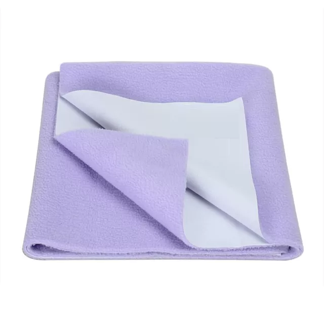 Bed Protector Waterproof Rubber Sheet For Baby I Size I 140cm X 100cm I Violet