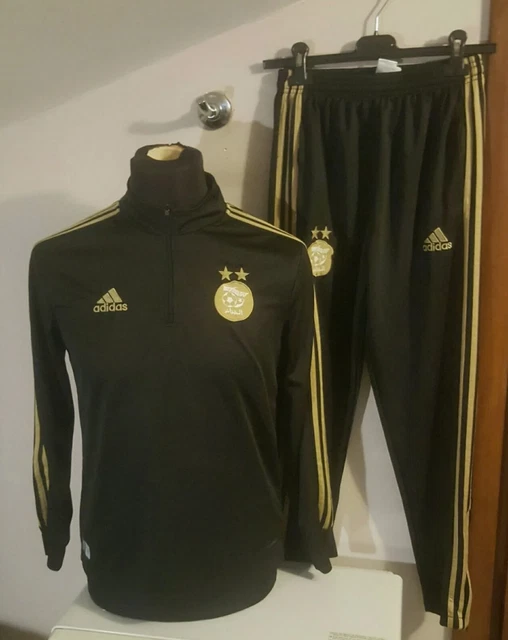 Tuta Adidas Nazionale ALGERIA Completa Intera Pantalone GIACCA  Allenamento Nera