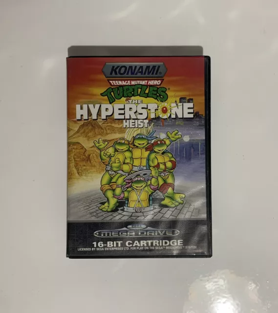 Sega Mega Drive Teenage Mutant Hero Turtles The Hyperstone Heist SOLO CUSTODIA