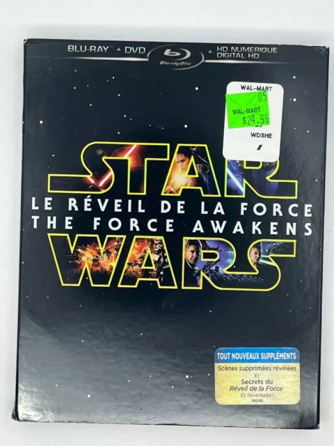 Star Wars : The force awakens - (3 discs) Blu-ray / DVD with slipcover