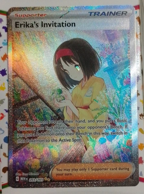 Pokmon TCG Erika´s Invitation Scarlet & Violet - 151 203/165 Holo
