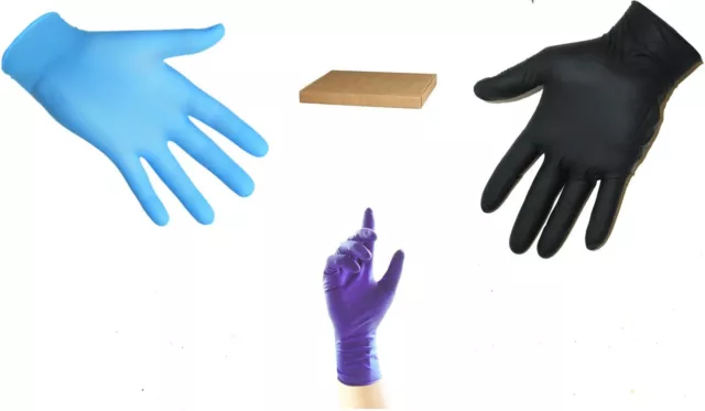 10 Pairs Offer!!! Disposable Nitrile Gloves 100 % Powder Free Latex Free