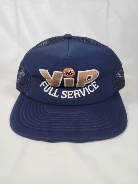Vintage 80’s Union 76 Gas VIP Full Service Foam Mesh Snapback Trucker Hat