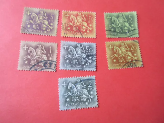 Briefmarken, Portugal, Lot, 7 Stück, gestempelt