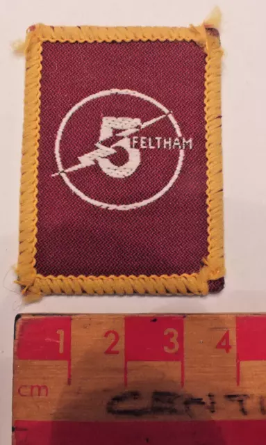 Vintage Boy Scouts Feltham District County Area Badge (K)