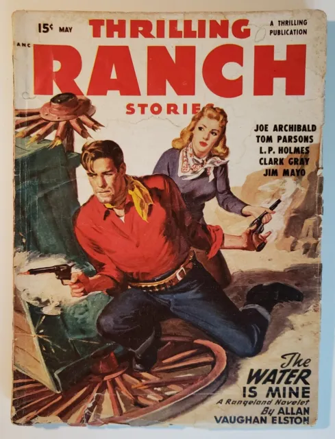 Thrilling Ranch Stories - Volume 37, Issue 2 - May 1948 - pulp western