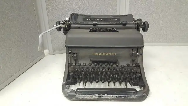 Remingtong Rand Model 17 Mechanical Typewriter for Parts/Repair