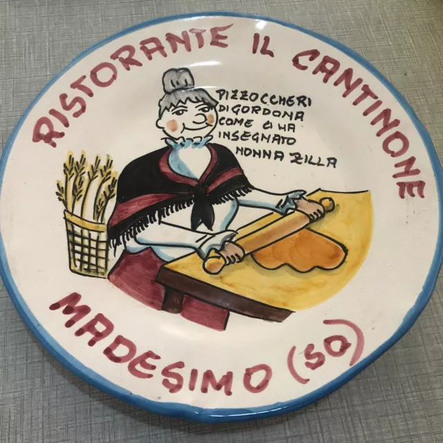 Piatto Ristorante Del Buon Ricordo-Il Cantinone-Madesimo (So)-2001