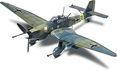 Revell Stuka Dive Bomber Ju87G-1 - Plastic Model Airplane Kit - 1/48 Scale