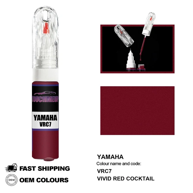 Stylo Retouche Peinture Yamaha Vif Red VRC1 - 20 Ml - Neuf (Myldan, Royaume-Uni)