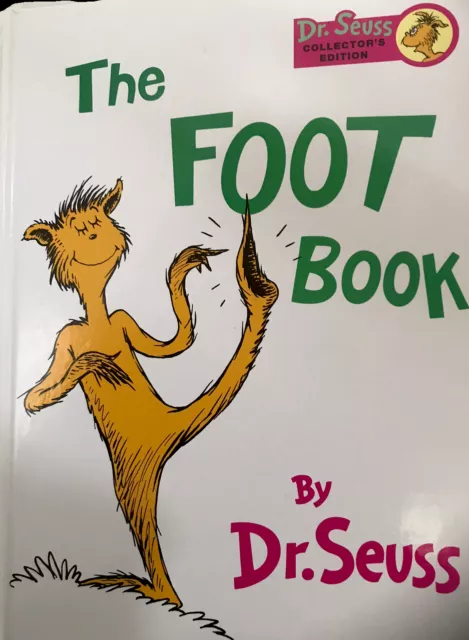 The Foot Book By Dr. Seuss 8” X 11” Hardcover Collector's Edition