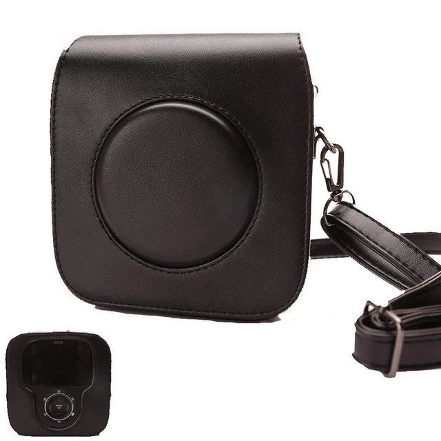 For Fujifilm Instax Square SQ10 Camera PU Leather Case Bag with Adjustable Strap