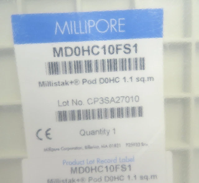 Millipore Millistak+ Pod D0Hc 1.1 Sq M Md0Hc10Fs1 Disposable Depth Filter System 3
