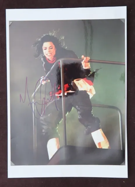 Michael Jackson - singer - autographed photo COA