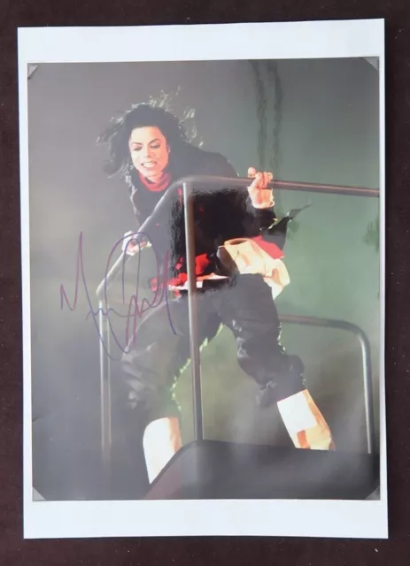 Michael Jackson - singer - autographed photo COA