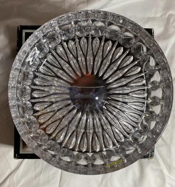 Gorham Athena 7 1/2" Serving Bowl-Full Lead Crystal-German Cut Glass Vintage
