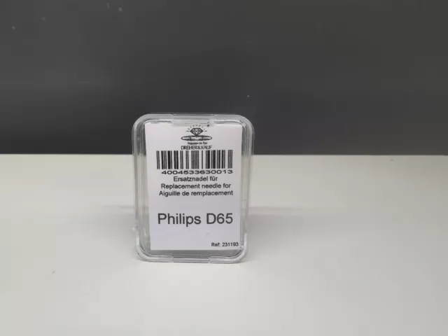 02 x SAPHIR DIAMANT POUR PLATINE DISQUE Philips 946/d65