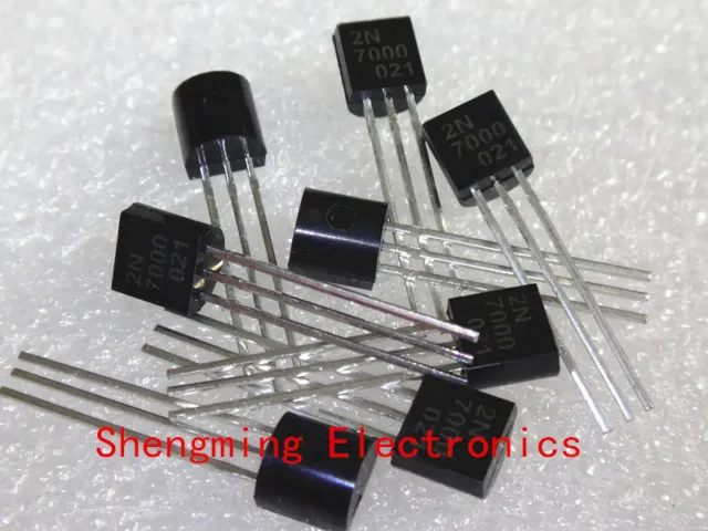 1000Pcs 2N7000 To-92 Mosfet N-Channel 60V 0.2A