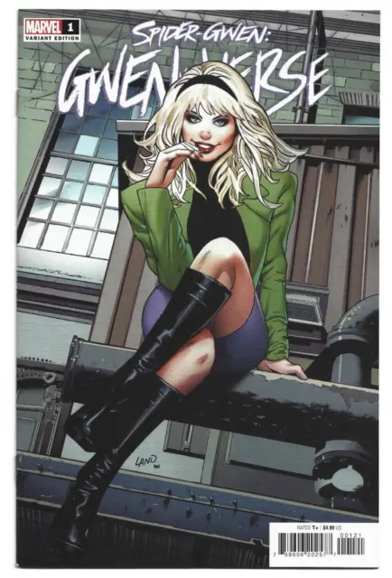 Spider-Gwen Gwenverse #1 (2022 Marvel Comics) 1st Print Greg Land Variant