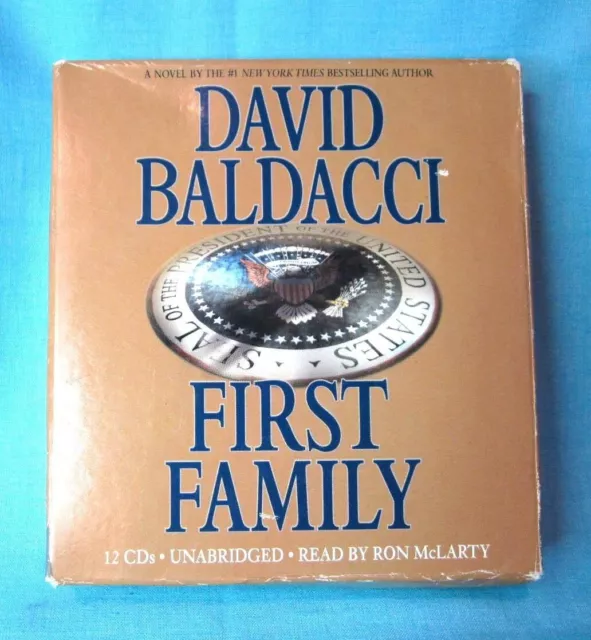 First Family (King & Maxwell Series) Audio CD By David Baldacci 14 hrs on 12 CDs