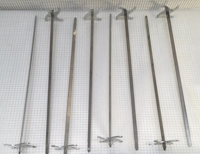 Ronco Showtime Rotisserie Set of 8 Kabob Skewers Rods BBQ 5500 5250 5000 4000 Ronco Showtime Rotisserie Set of 8 Kabob Skewers Rods BBQ 5500 5250 5000 4000
