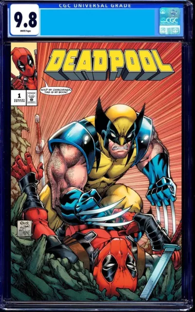 Deadpool#1 CGC 9.8 Todd Nauck Wolverine Exclusive LMTD 800 PRE-ORDER 04/10