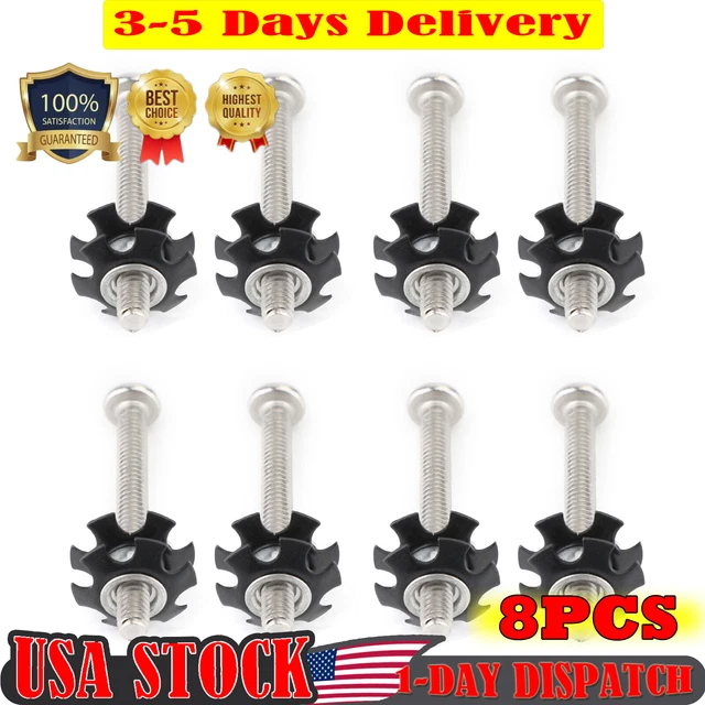 8X RV LADDER REPAIR KIT nuts Stainless Bunk Motorhome Parts Camper
