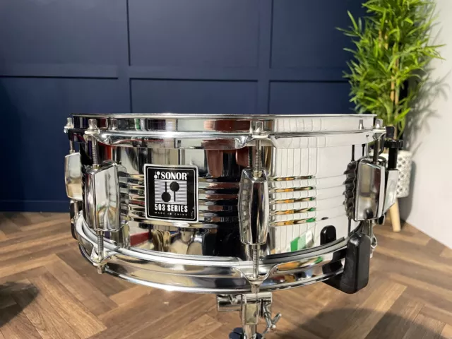 SONOR Force 503 Steel Shell 14” x 5.5” Snare Drum #LA166