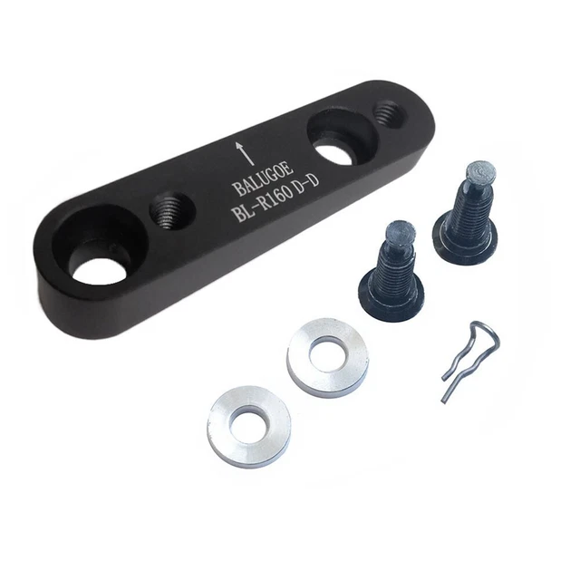 GLFILL Adaptateur En Alliage D'Aluminium Résistant à La Pression Or Poids Brut Conversion Freins Disque Fixe Ligne D Huile V Lo De Route Noir