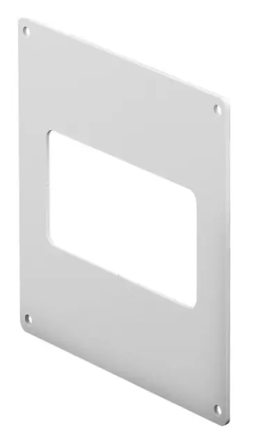 Duct Rectangular Channel Wall Plate 60mm x 120mm / Ventilation Tube Rosette