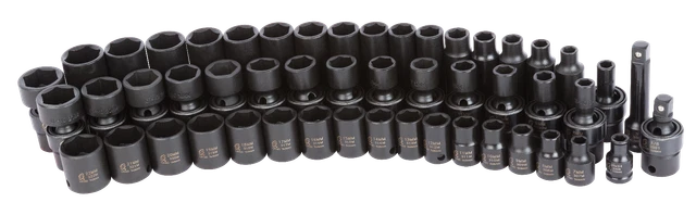 Sunex 51-Piece 3/8 In. Drive 6-Point Metric Impact Socket Master Set