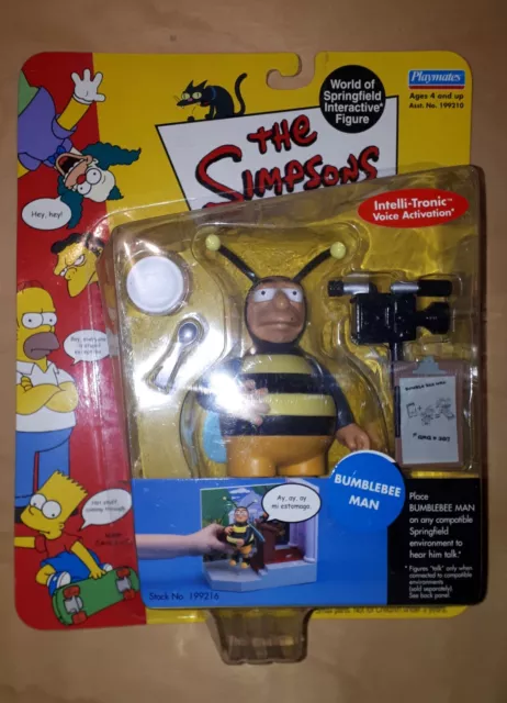 Bumblebee Man   Brandneu In Verpackung Playmates Interactive Simpsons Serie 5