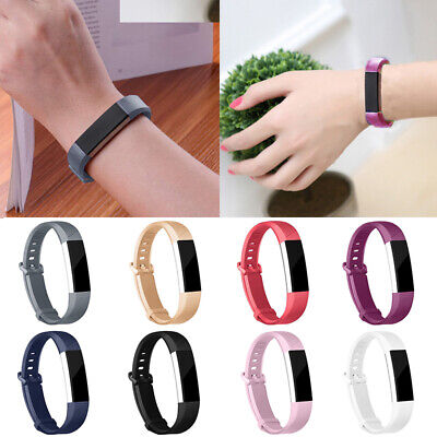Gris/Rouge/Noir Silicone De Remplacement Bracelet avec boucle pour Fitbit Alta oversize NEUF 