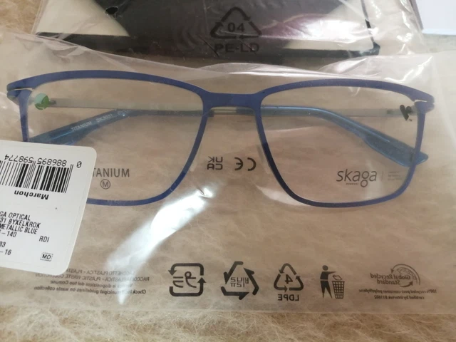 Monture De Lunettes Lou Titanium TW-25 - Dorée, Légère Et Résistante, Neuve Avec étiquettes