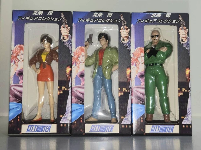 Lot De 6 Figurines Yeux De Chat & City Hunter – Anime Japonais 1998, édition Limitée