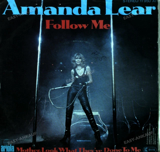 Amanda Lear - Follow Me 7in 1978 (VG/VG) .