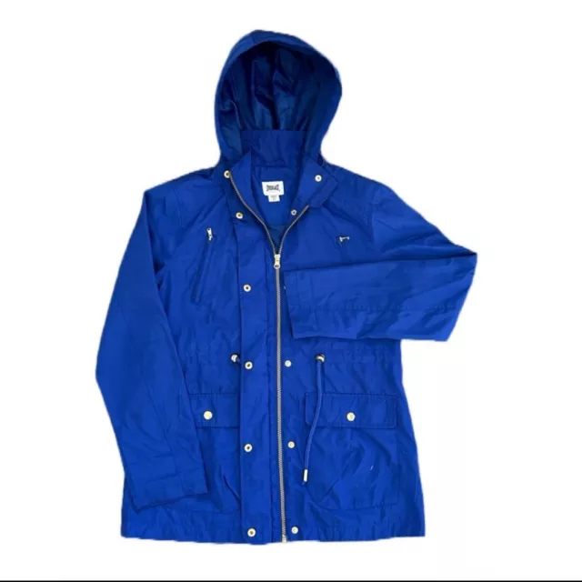 EVERLAST SPORT WOMEN’S Hooded Rain Water Proof Jacket Size S Color Sky ...