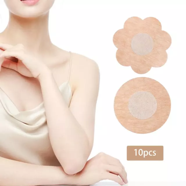 10 Pièces Poitrine Pasties Sous-Vêtements Poitrine Pétales Couverture de