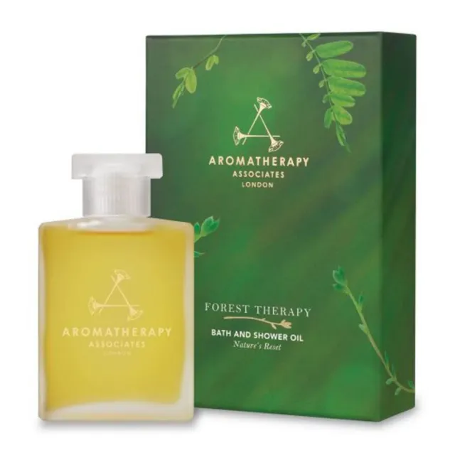 Aceite de baño y ducha de terapia forestal Aromatherapy Associates. Aceite corporal natural...
