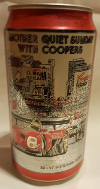 COLLECTIBLE COOPERS DRAUGHT ANOTHER QUIET SUNDAY WITH COOPERS 375mL  BEER CAN