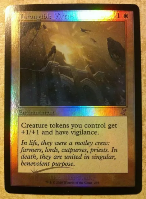 Foil Intangible Virtue - Time Spiral Remastered - MTG - NM / Pack Fresh
