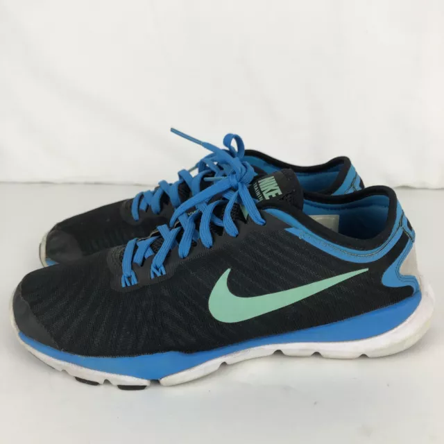 Nike Women's Shoes Size 7.5 Blue/Black Flex Supreme TR4 Running Training 2